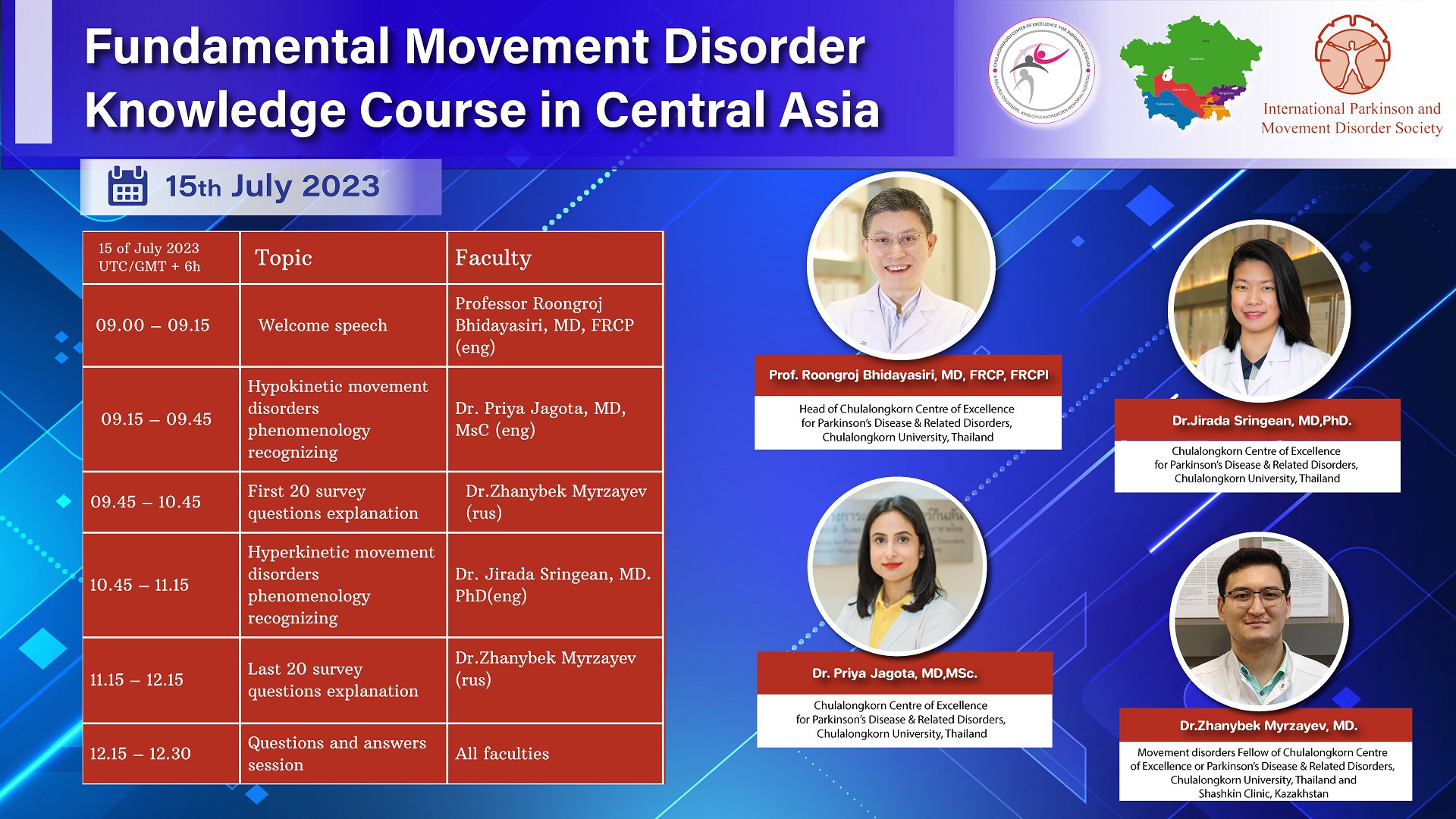 Fundamental Movement Disorder Knowledge Course in Central Asia